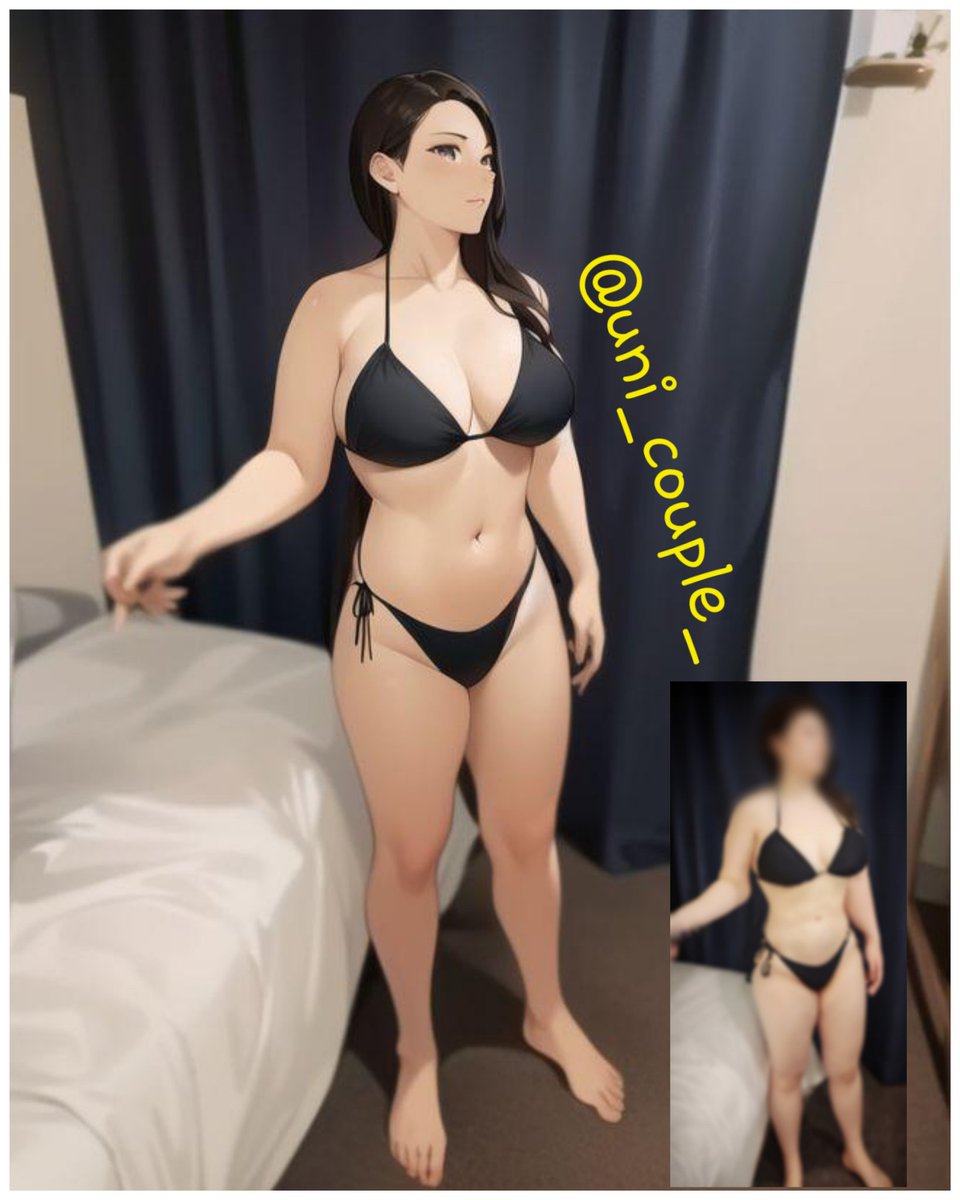 내가 AI를 돌리는 이유는 단지 얼굴을 가리기 위해~

이정도면 실사랑 얼마나 차이 나나요??

#섹트 #왁싱 #기념 #비키니 #커플 #부부 #건오 #성향