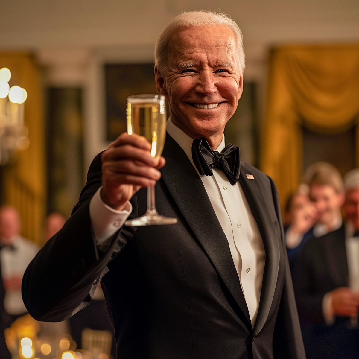 🥂 Congratulations to President Joe Biden on officially being the 2024 Democratic nominee for president!

Who else can't wait to prove them all wrong again in November?! 🖐️

Let's go, @POTUS @JoeBiden! 

#BidenHarris2024
#BidenHarris4MoreYears