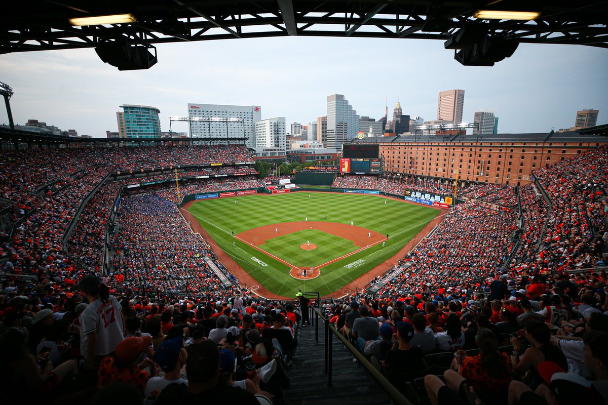 kambrice1tv's tweet photo. Can we just talk about how Camden Yards is the best stadium in the MLB https://t.co/oP4FtvFyR0
