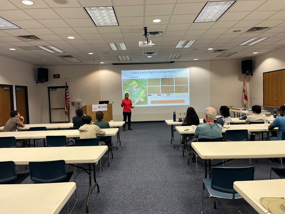 Larissa C. Ferreira-Nuffer ๐ง๐ท๐บ๐ธ (@ferreiralc_) on Twitter photo Today, we welcomed some students from <a href="/UFPlantPath/">UF/IFAS Plant Pathology Department</a> at the <a href="/EvergladesREC/">UF IFAS Everglades REC - Belle Glade</a> on their annual field trip. It was an exciting day featuring #LabX's research and providing hands-on experience in vegetable production within the Everglades agricultural area! #GoGators Today, we welcomed some students from <a href="/UFPlantPath/">UF/IFAS Plant Pathology Department</a> at the <a href="/EvergladesREC/">UF IFAS Everglades REC - Belle Glade</a> on their annual field trip. It was an exciting day featuring #LabX's research and providing hands-on experience in vegetable production within the Everglades agricultural area! #GoGators