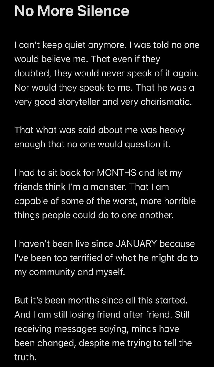ForeverLightly's tweet photo. No more silence. https://t.co/229Xixsafl