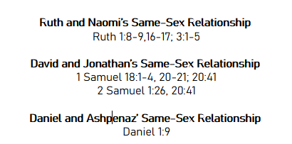 DerpyDoll's tweet photo. @haymes_joshua There's literally same-sex relationships within the bible. The big one being between Ruth &amp; Naomi. https://t.co/RJfX1KV6Pc