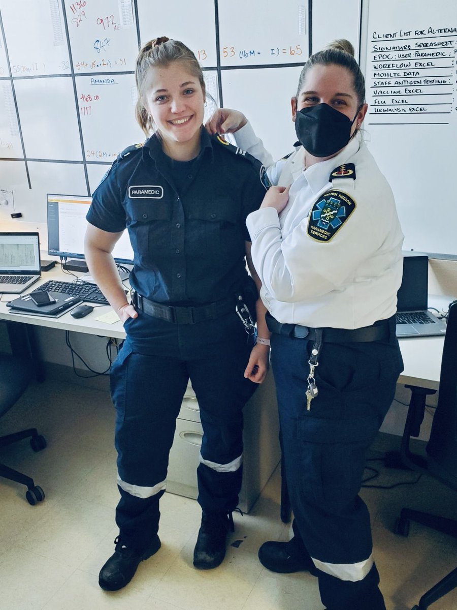 We are excited to welcome Renee our newest member of Halton’s Community Paramedic team.  She brings expertise and passion to the program and we are so grateful to have her on our team! @ChiefGSage @HaltonMedics207 @RegionofHalton #communityparamedic #paramedic