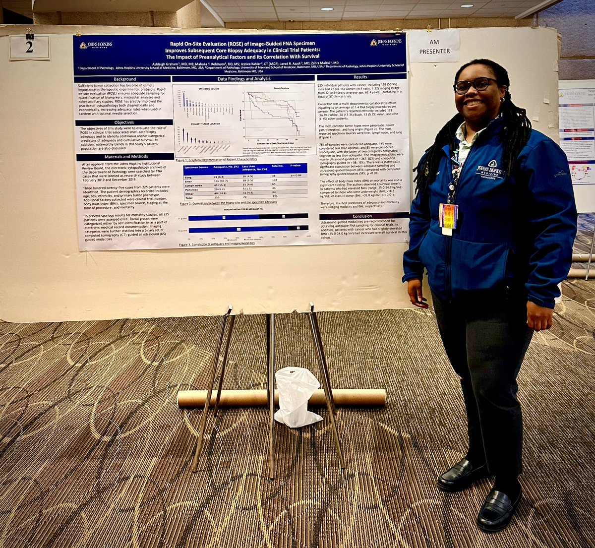Mahalia T. Robinson,DO,MS (she/her/hers) (@__docrob) on Twitter photo Had the privilege to participate in the 24th Annual Pathology Young Investigators’ Day at Johns Hopkins. I was able to expand upon my recent publication with Cytopathology fellow Ashleigh Graham and my amazing attending <a href="/ZMaleki_cyto/">Zahra Maleki, MD, MIAC</a> Had the privilege to participate in the 24th Annual Pathology Young Investigators’ Day at Johns Hopkins. I was able to expand upon my recent publication with Cytopathology fellow Ashleigh Graham and my amazing attending <a href="/ZMaleki_cyto/">Zahra Maleki, MD, MIAC</a>
