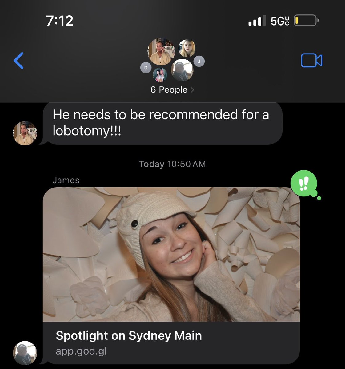 SydneyMain's tweet image. Family chat always so chaotic