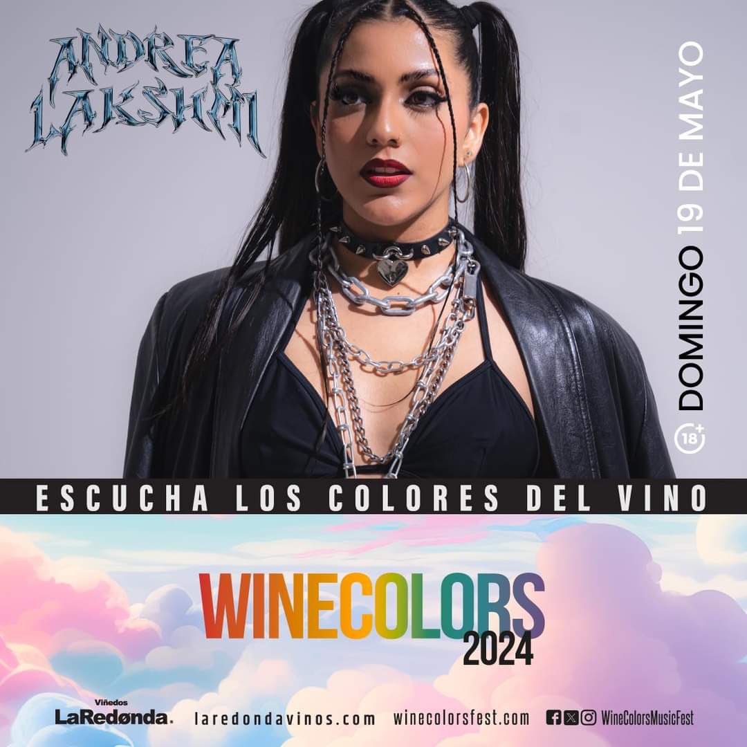 andrealakshmi's tweet photo. ¡Nos vamooooos pa Querétaro a dar show en el festival Wine colors 2024!
❤️🧡💚💙💛💜 ❤️🧡💚💙💛💜 https://t.co/pWYUTzlv3i