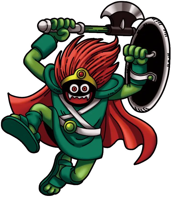 ドラクエのモンスターの中でもくびかりぞく＆バーサーカーが出てきた時