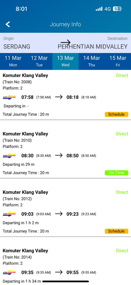 noflanc's tweet photo. Helo @ktm_berhad kalau delay ke etc can just update dlm ktm apps tak? Apps dah ade tapi kenapalah tak digunapakai sebaiknya. Tren dah delay for 17mins tapi dlm apps tak updated pun -..-  yg 7.58 masih tak sampai2 😒 https://t.co/bajwWbmaRK
