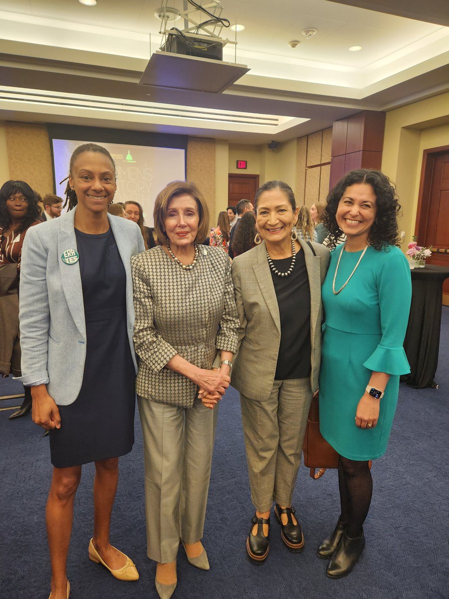 ZakiyaEra's tweet photo. Celebrated Women's History Month today with the @HouseDemocrats and the @DemWomenCaucus with friends from @Catholic4Choice and @SpeakerPelosi. https://t.co/5wqaaAeKKI