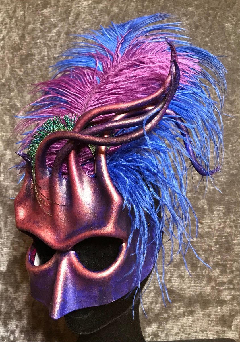 JenMasks's tweet photo. Some more feathered masks https://t.co/1TytwnOAJl