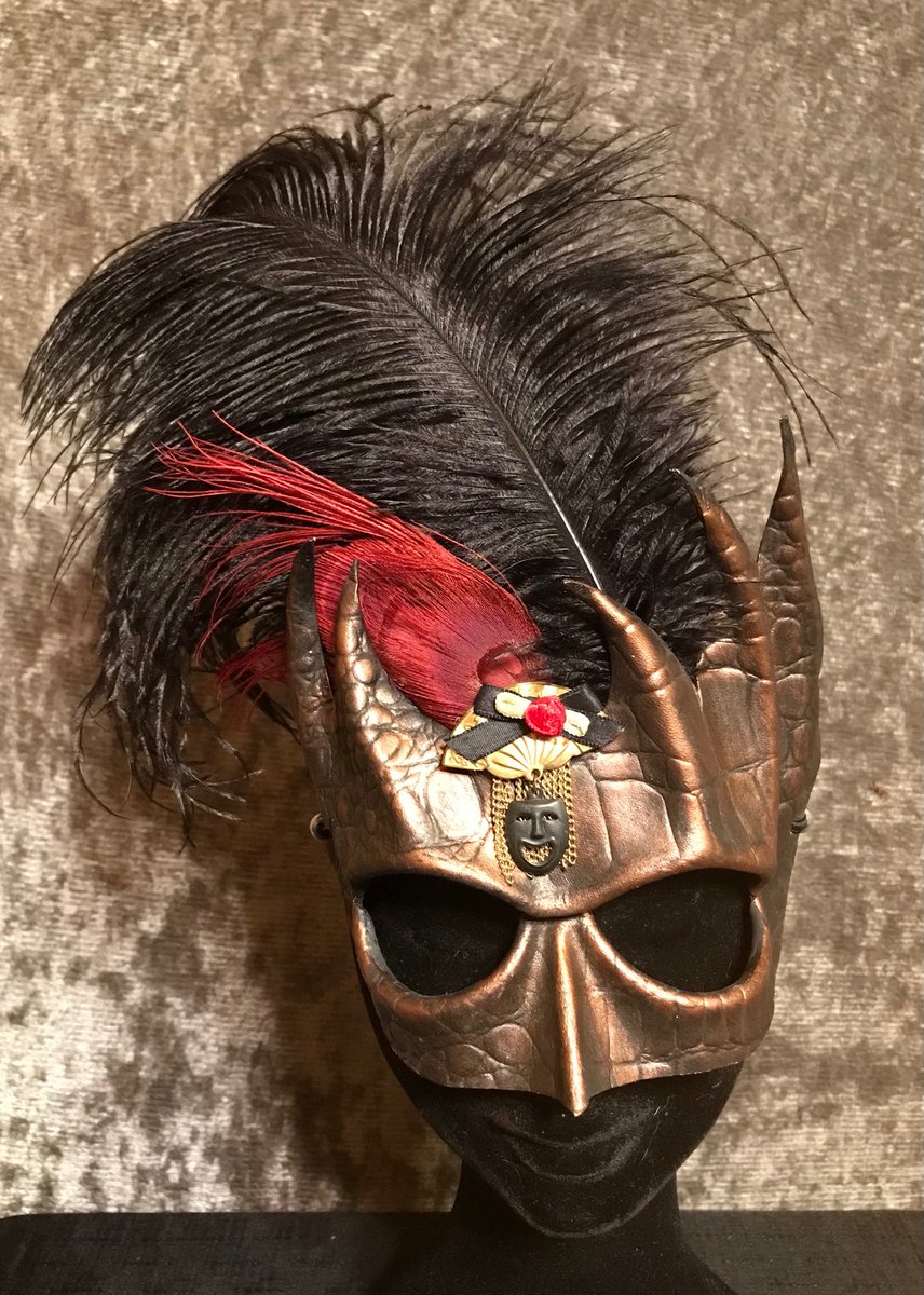 JenMasks's tweet photo. Some more feathered masks https://t.co/1TytwnOAJl