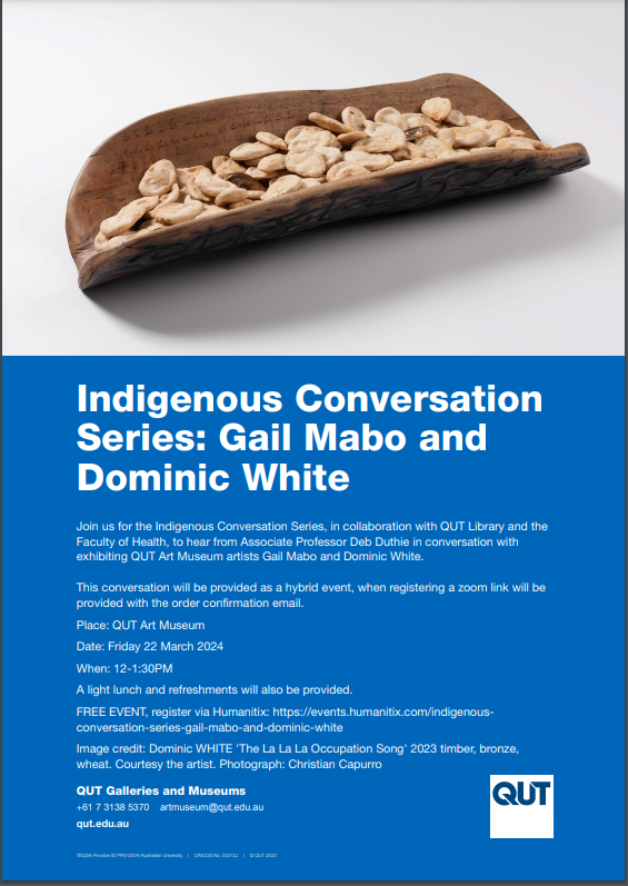 Here is your invitation to our first Indigenous Conversation for 2024. Please share with your networks!