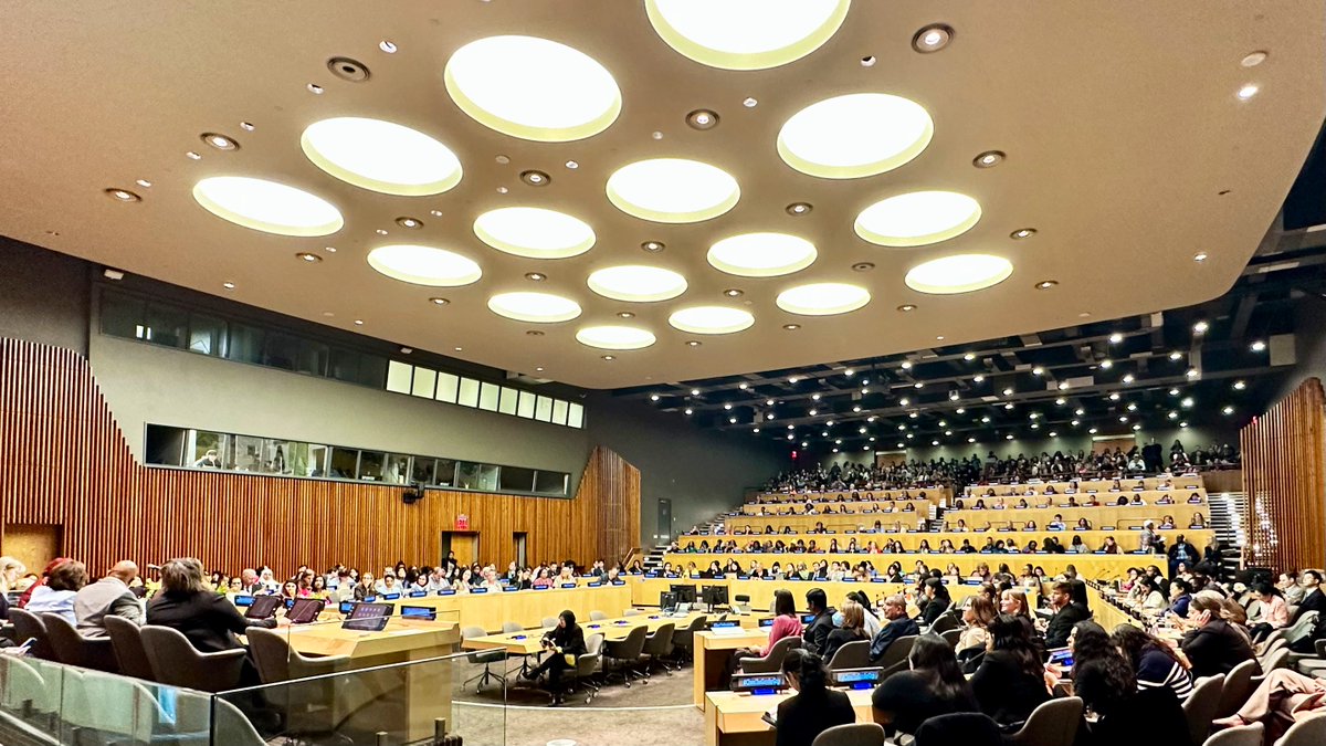 Proud to have co-hosted today's #CSW68 side event on Closing the Gender Gap in Education with <a href="/UN_Women/">UN Women</a> and to be amongst an esteemed panel of tireless gender champions.