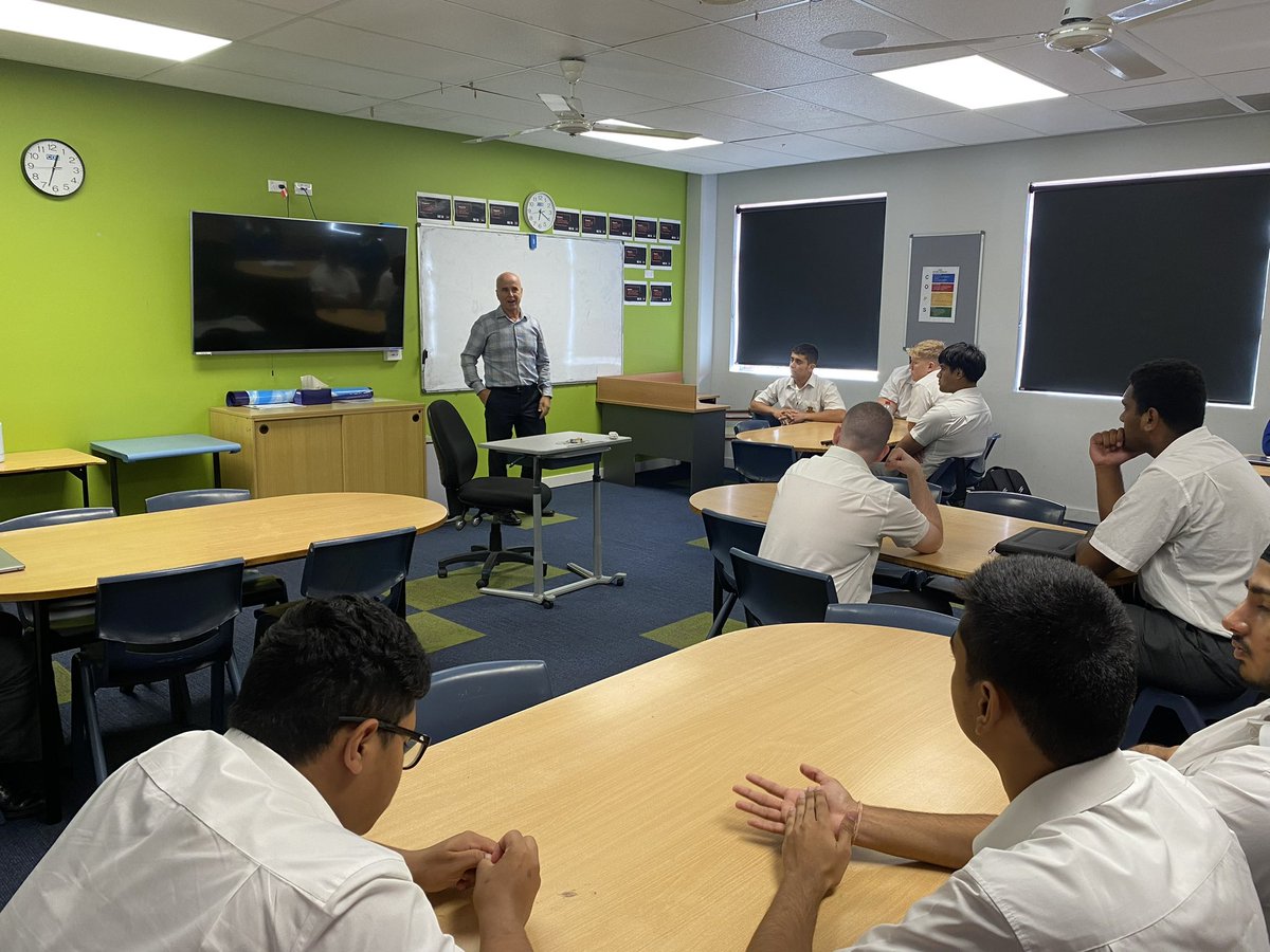 Our Year 12 Legal Studies class enjoyed listening to the former NSW Minister for Education, The Hon. Adrian Piccoli, this morning.