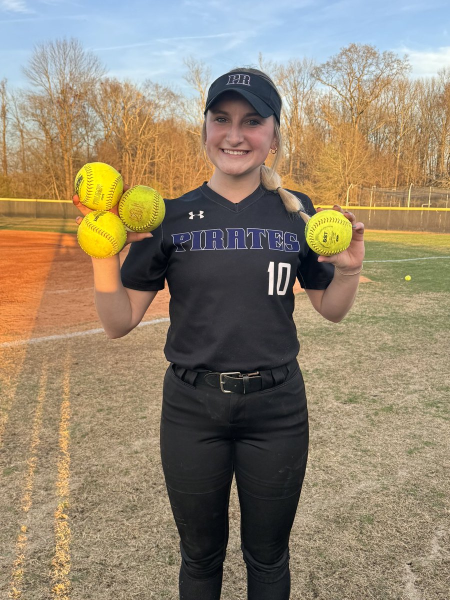 We want to congratulate our mentor and friend, @natalya_salo, on 400 career strikeouts! Oh, and she hit THREE 💣s tonight, too! You’re a special talent and a special young lady. Thanks for being apart of our extended family 😊