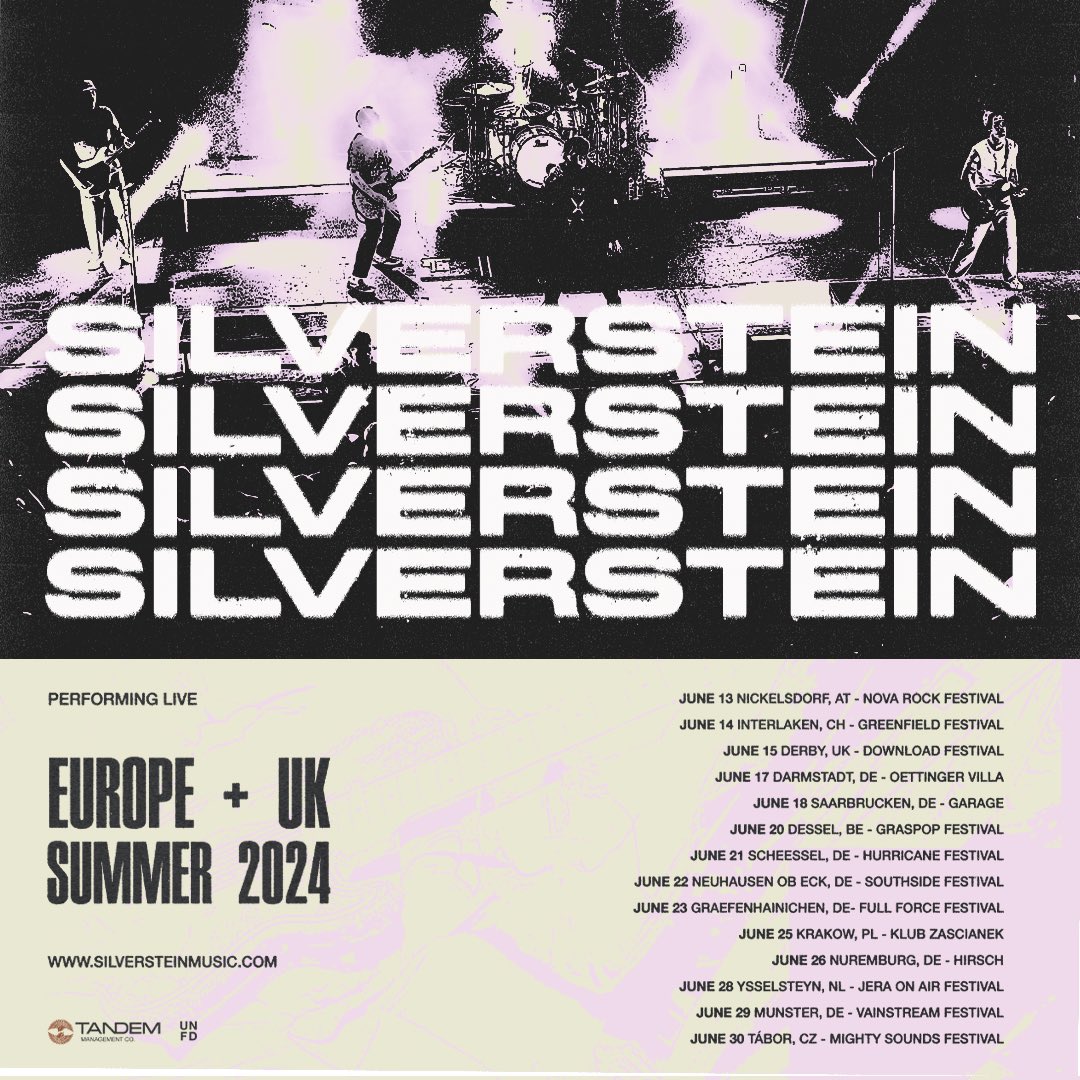 Europe / UK - Summer 2024 SilversteinMusic.com