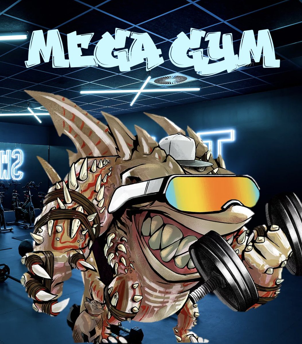 MobeeNFT's tweet image. Get pumped for your next @OthersideMeta trip at the Mega Gym @10KTFshop 🦈🏋️‍♂️🏋️🏋️‍♀️#Grailed