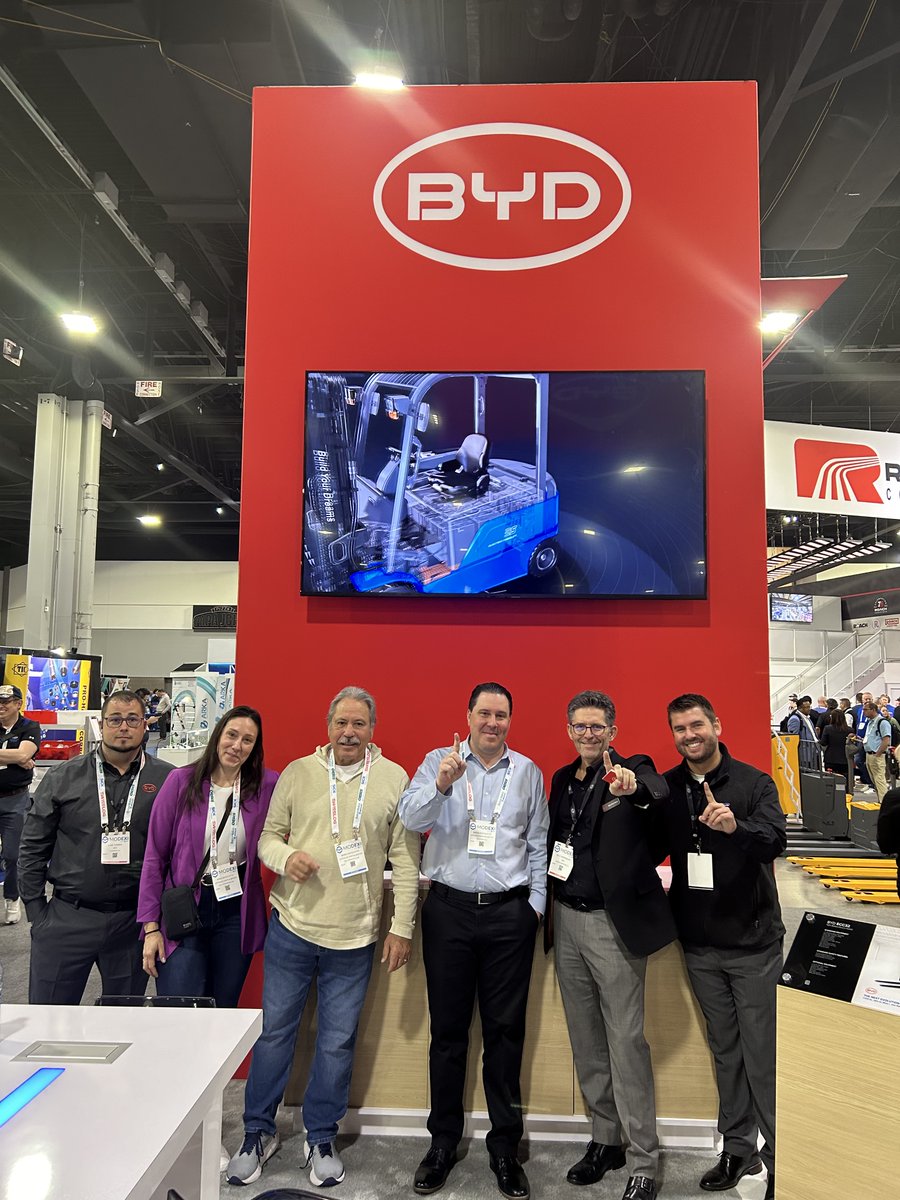 Today we heard from Kurt Geffe on Telematics and the advancement of forklift efficiency tracking & the CynGn team on BYD’s new partnership to introduce autonomous industrial vehicles.

Looking forward to meeting at BYD Booth C3279 over the next two days at Modex 2024!