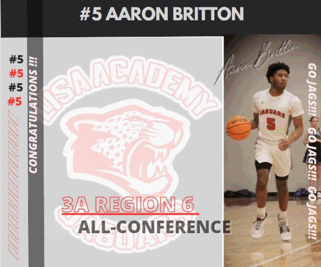 Congratulations to <a href="/AaronBritton05/">Aaron Britton</a>  for making 3A All Conference. <a href="/AllArkansasRed/">All Arkansas Red - UA Rise</a> <a href="/geeksNathletes/">Sports Geek 🤓</a> <a href="/RL_Hoops/">RecruitLook Hoops</a> <a href="/UAPBLionsMBB/">𝐔𝐀𝐏𝐁 𝐌𝐞𝐧’𝐬 𝐁𝐚𝐬𝐤𝐞𝐭𝐛𝐚𝐥𝐥</a> <a href="/YoFavoriteJones/">Marques Graham</a> <a href="/LISANorthJAGS/">LISA Academy North Athletics</a> <a href="/MSUBobcatsMBB/">Montana State Men’s Basketball</a>