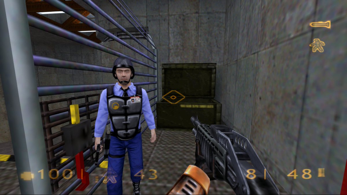 salvianosilva's tweet image. Jogando Half-Life no emulador de PS2, com as conquistas do Retroachievements.

Tá gostosinho. #HalfLife #PCSX2