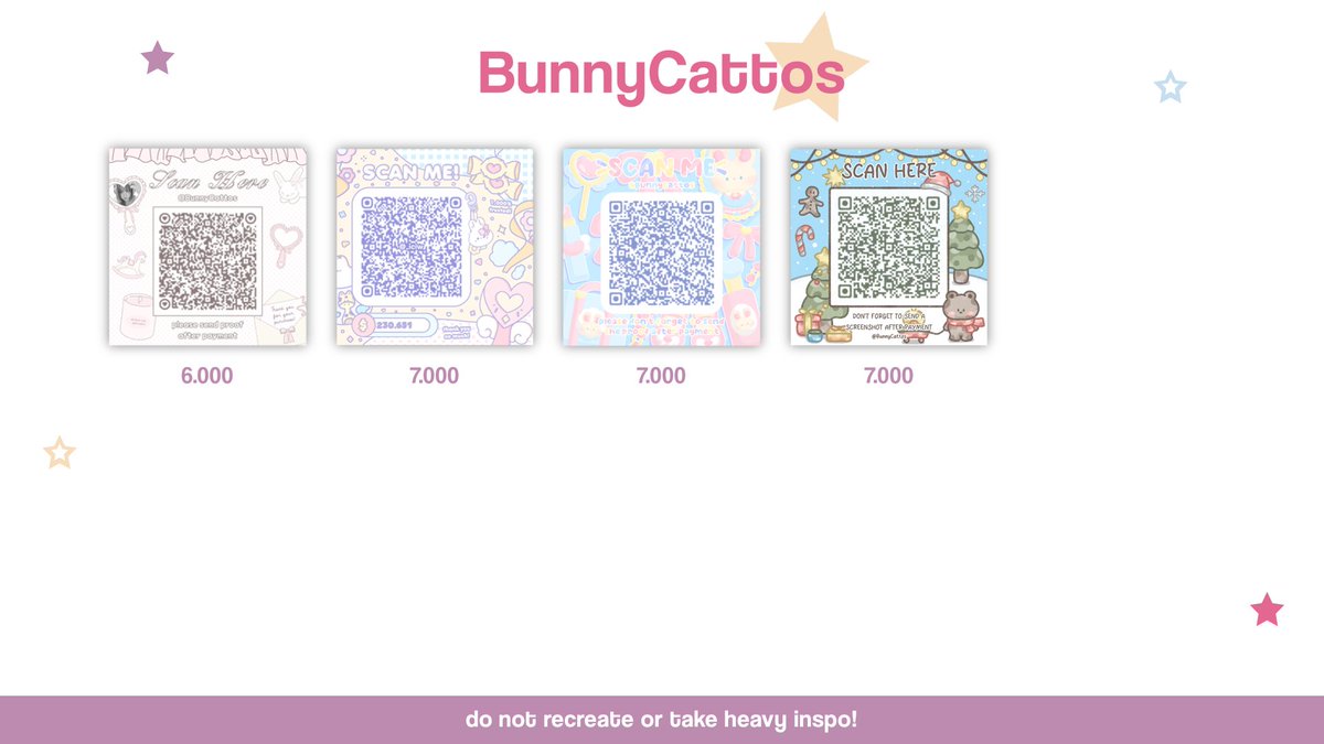 brownskyes's tweet image. Help RT. Thank you!

hlo tman tman! hari ini aku sudah open qr deco🤩 yang maw jajan leh sung dm/wa ya. tapi jangan lupa baca tnc dulu😾👍🏻

psst.. sekarang sudah bisa ubah pattern qr loh🤫 dan itu free! :D mari jajank, xixixi😁💨🩷

t. #zonauang