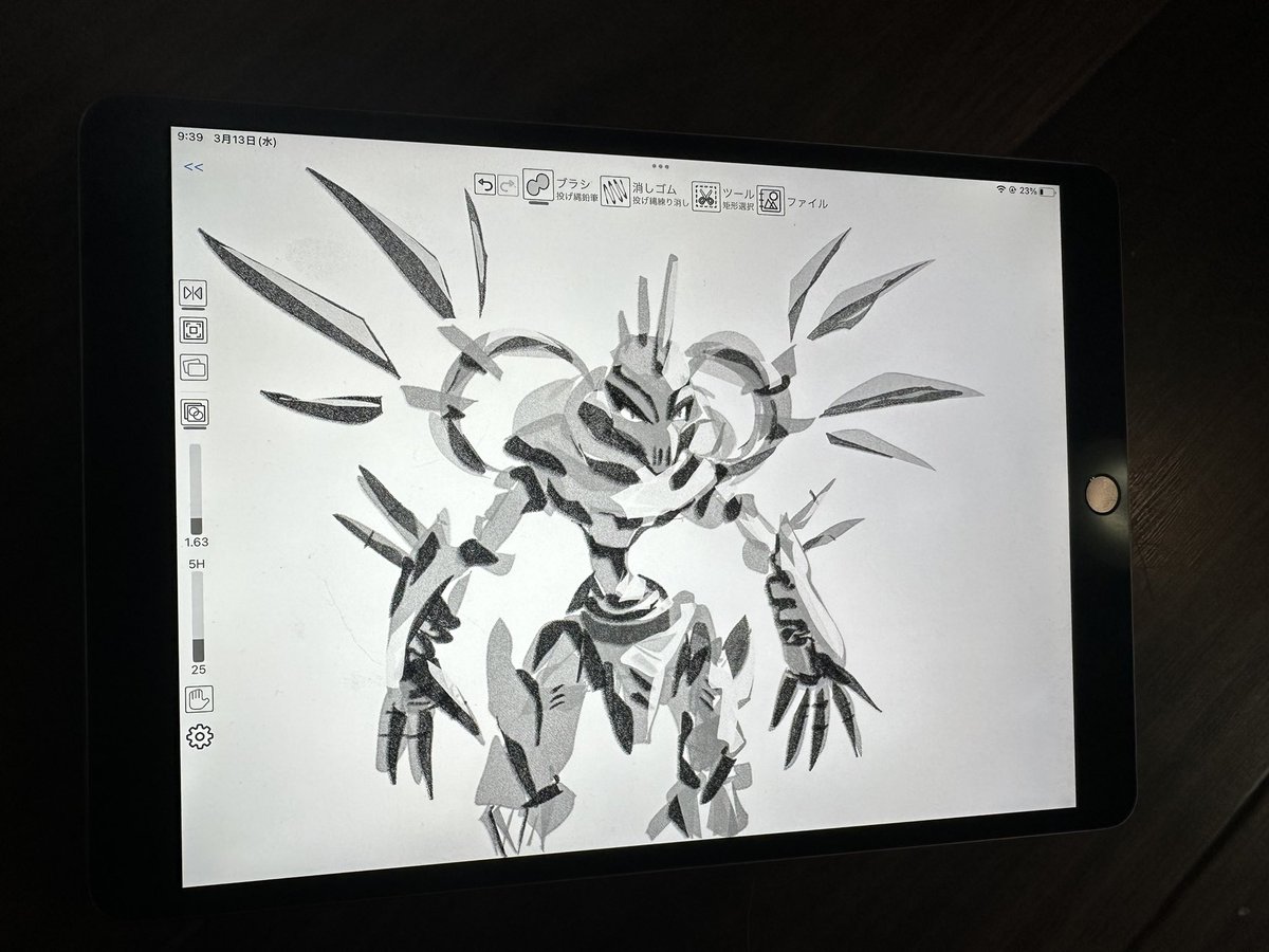1bit pencilの投げ縄塗り面白いなあ。 