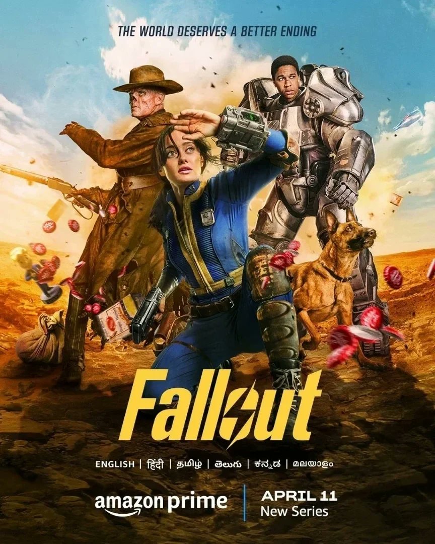 AllInOneOTT's tweet image. Amazon Prime New Series #FallOut Streaming From 11th April On #PrimeVideo In English, Hindi, Telugu, Tamil, Malayalam &amp;amp; Kannada.
Starring: #EllaPurnell, #WaltonGoggins, #KyleMacLachlan, #AaronCliftonMoten, #MichaelEmerson, #MoisésArias &amp;amp; More.
#FallOutOnPrime #Series #AllInOneOTT