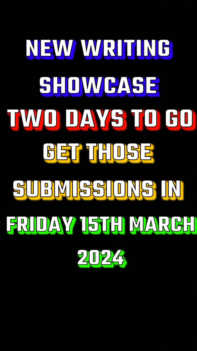 ShowcaseUOB's tweet photo. TWO DAYS LEFT TO SUBMIT ‼️‼️ https://t.co/hkfYcBt5Fo