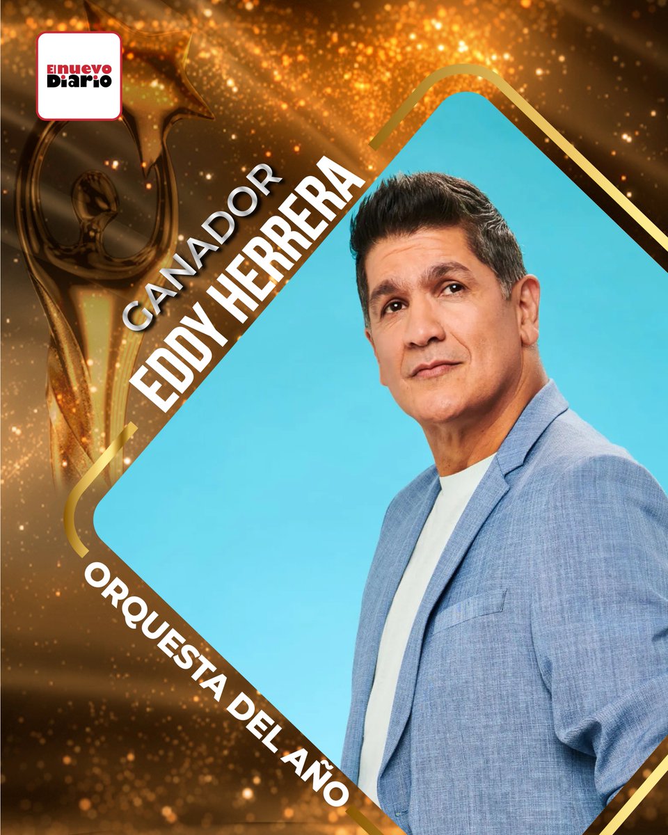 🥳🏆El merenguero Eddy Herrera (@Eddy_Herrera) y su talentosa orquesta fueron galardonados con el codiciado premio a la Orquesta del Año en la edición 39 de los Premios Soberano 🏆 #ElNuevoDiarioRD #ENDSoberanos2024 #PremiosSoberano #Soberano2024