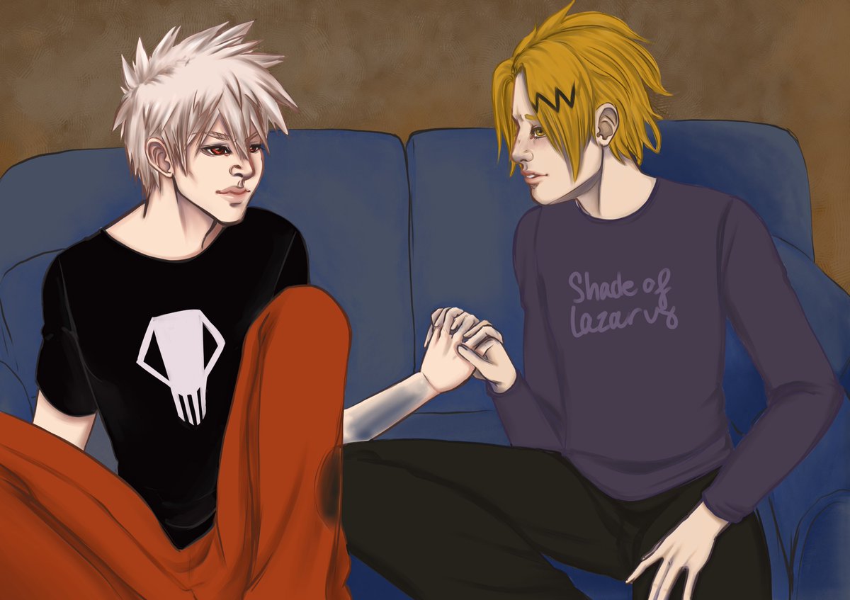 Another one of my pieces for the <a href="/ImaginaryBang/">Imaginary Friend: A Paranormal Connections Bang</a> My partner was the absolutely lovely @_jayway_  and I am so glad I got to create for their beautiful fic! Link is in the comments <3