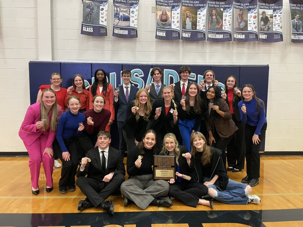 7 district champs! WAY TO GO! But far more importantly, a TEAM WIN! Proud of this squad!!! #giccpride