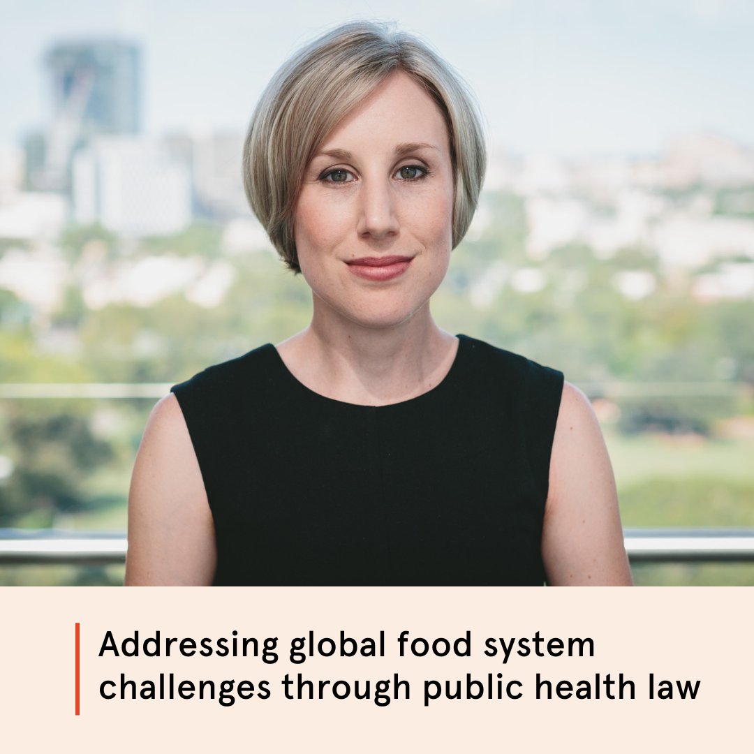 SydneyLawSchool's tweet photo. From co-founding the Food Governance Conference to the regulation of unhealthy food marketing to children, @BelindaReeve is leading research to explore the role of law, regulation, and policy in creating a healthy and sustainable food system.

Read more: https://t.co/UKHKh8MwSz https://t.co/wepmBdaaA5