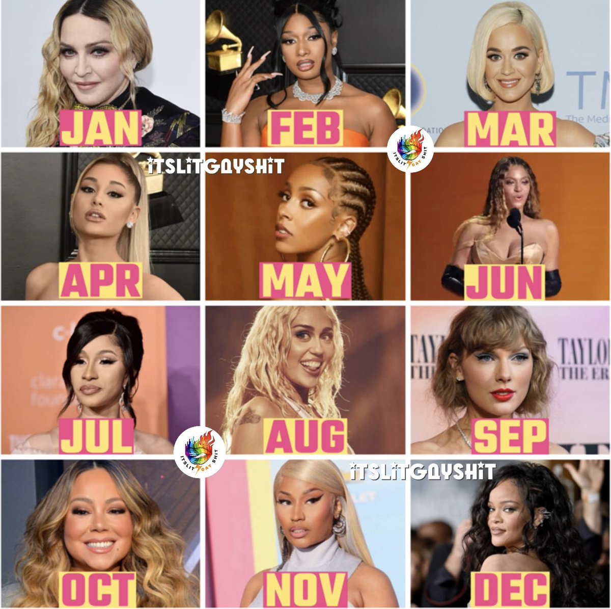 The artist you got on your birth month has 1 hour to write a song to save your life. Are you living? 👀🤞