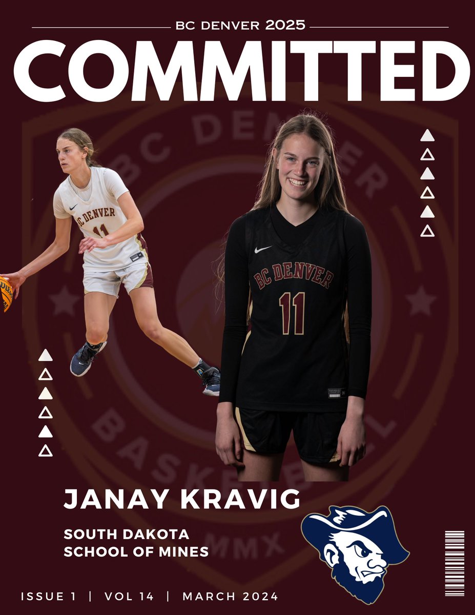 Congrats to 2025 Janay Kravig on her commitment to South Dakota School of Mines! We are so proud of you! #BCDfam