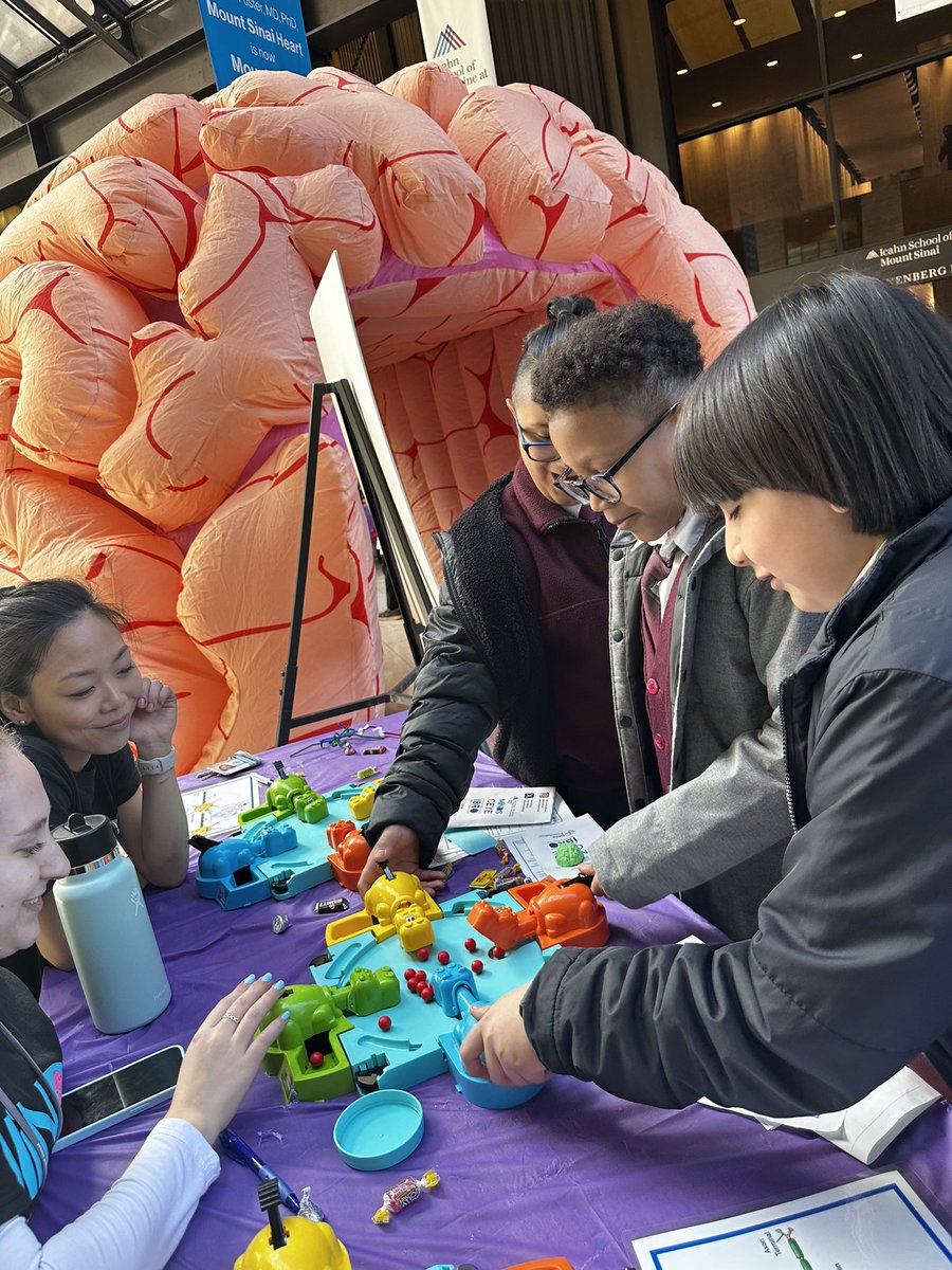The fun continued throughout the afternoon! 🧠💕 #BAW2024 #BrainAwarenessWeek