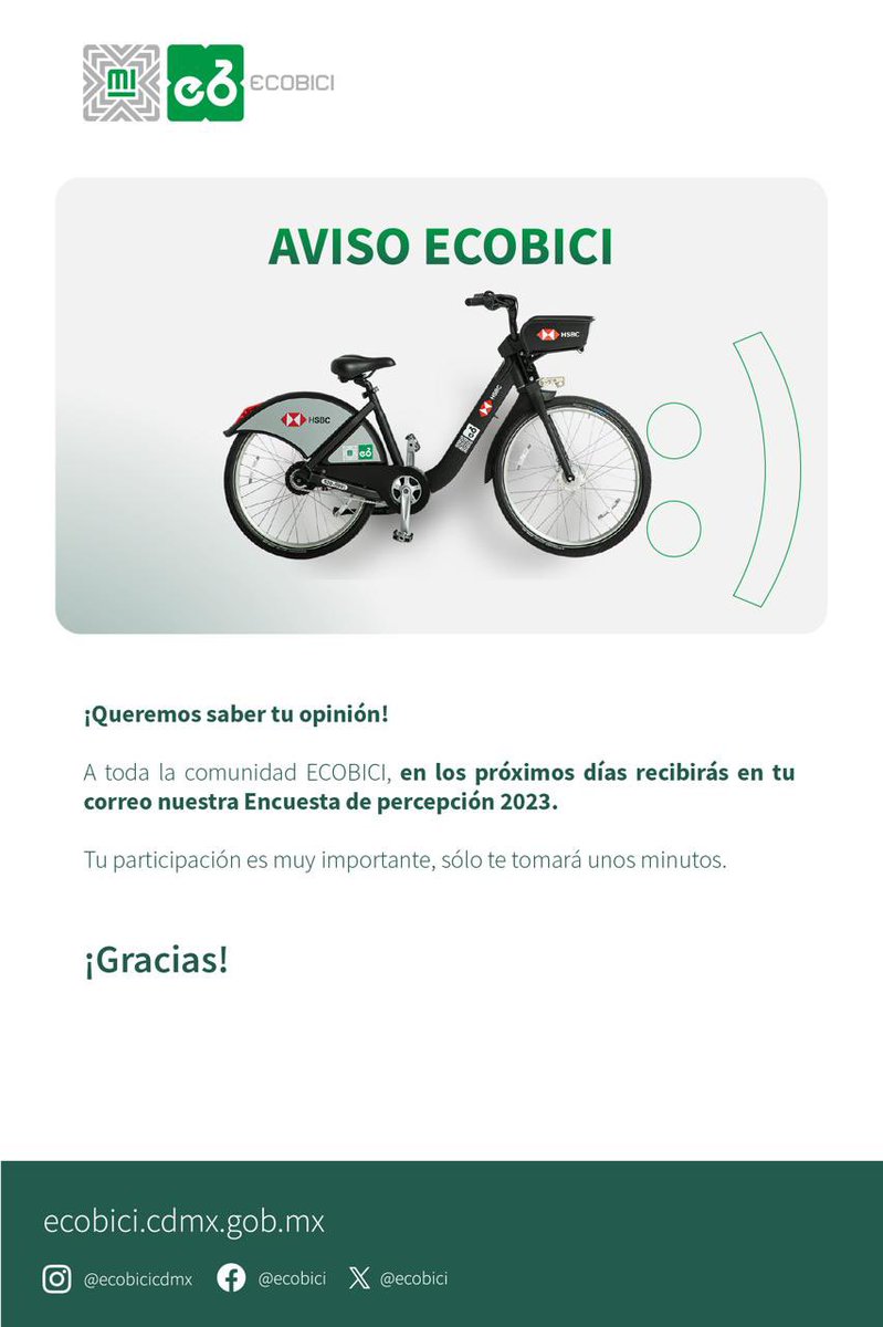 ECOBICI CDMX tweet media