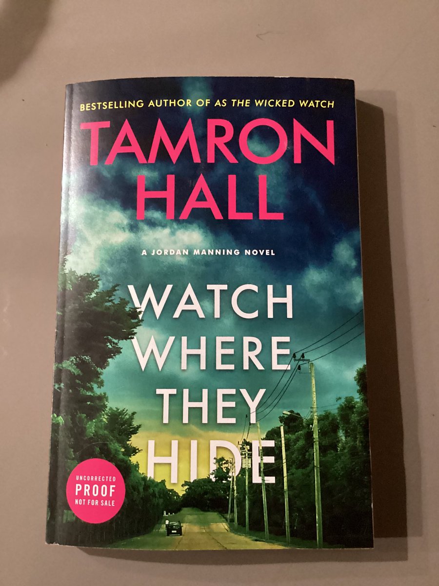 Got a surprise today  and it is perfect timing as I just finished my latest read. Thank you @WmMorrowBooks @HarperCollins #tamonhall #watchwheretheyhide #BookTwitter #winterreading #lovetoread