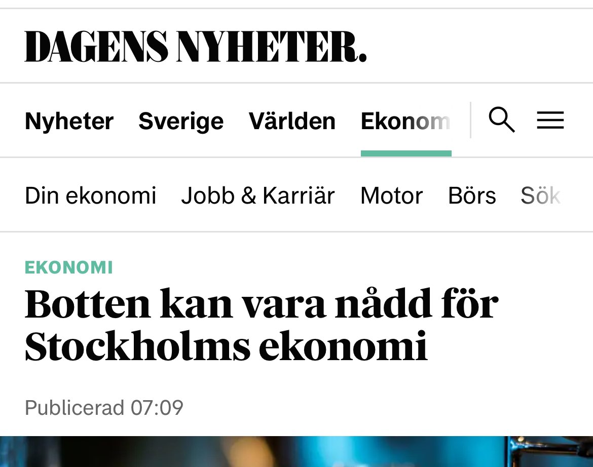Carl Bergkvist (@carljbergkvist) on Twitter photo 📈Läget tufft för Stockholmsekonomin – men vi ser ut att lämna det värsta bakom oss.
I dag presenterar <a href="/SthlmsHK/">Stockholms Handelskammare</a> den senaste versionen av vår Stockholmsbarometer, som mäter det ekonomiska stämningläget i huvudstadsregionen. 📈Läget tufft för Stockholmsekonomin – men vi ser ut att lämna det värsta bakom oss.
I dag presenterar <a href="/SthlmsHK/">Stockholms Handelskammare</a> den senaste versionen av vår Stockholmsbarometer, som mäter det ekonomiska stämningläget i huvudstadsregionen.