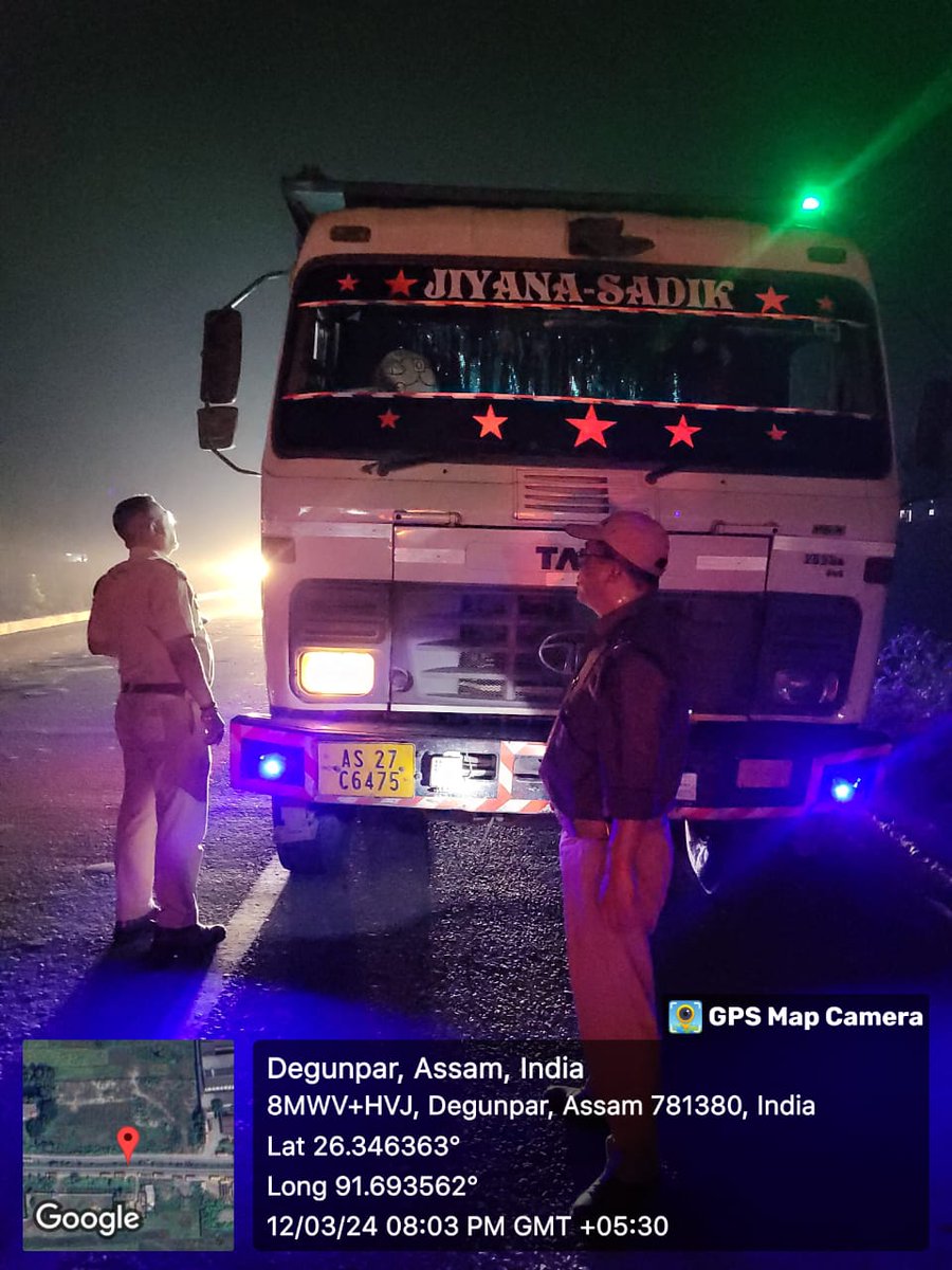 DTOkamrupR's tweet photo. Enforcement drive report of Kamrup (Amingaon) district on 12-03-2024 given as follows: @CMOfficeAssam @MORTHIndia https://t.co/8lIfcucXhh