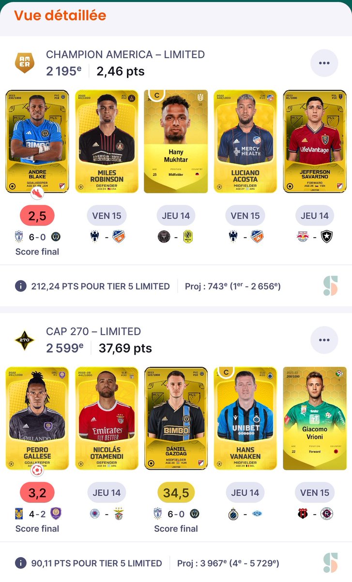 Très bon départ !! 🤡 #sorare