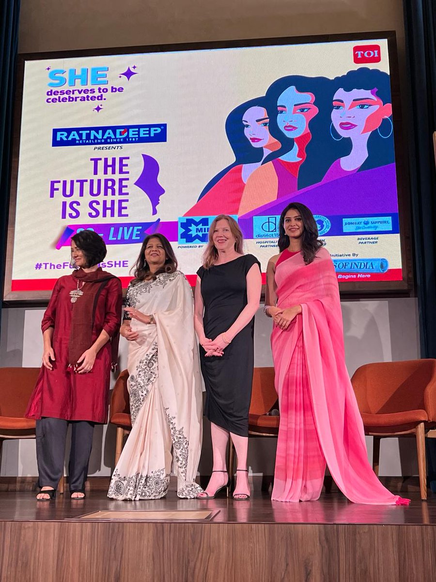 Many thanks to the Times of India for inviting me to celebrate #InternationalWomansDay with such distinguished panelists discussing why we must reduce barriers to equity and inclusion for women and #InvestInHer @TOIHyderabad #USIndiaFWD