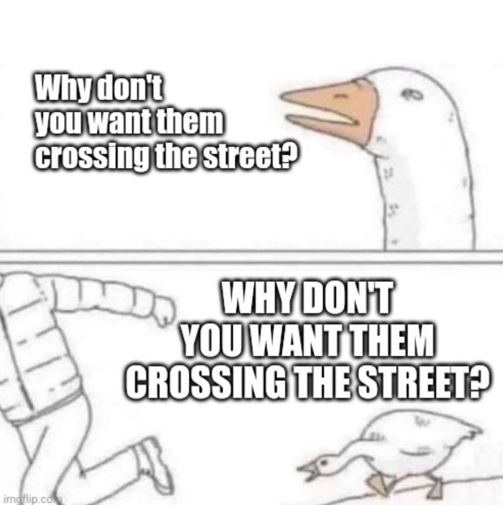 'And again, this is just for a second, right, you’re letting your kid out. And you’re trying to get them as close as you can to the school because you don’t want your children in Vancouver crossing streets or anything like that.' 🤔