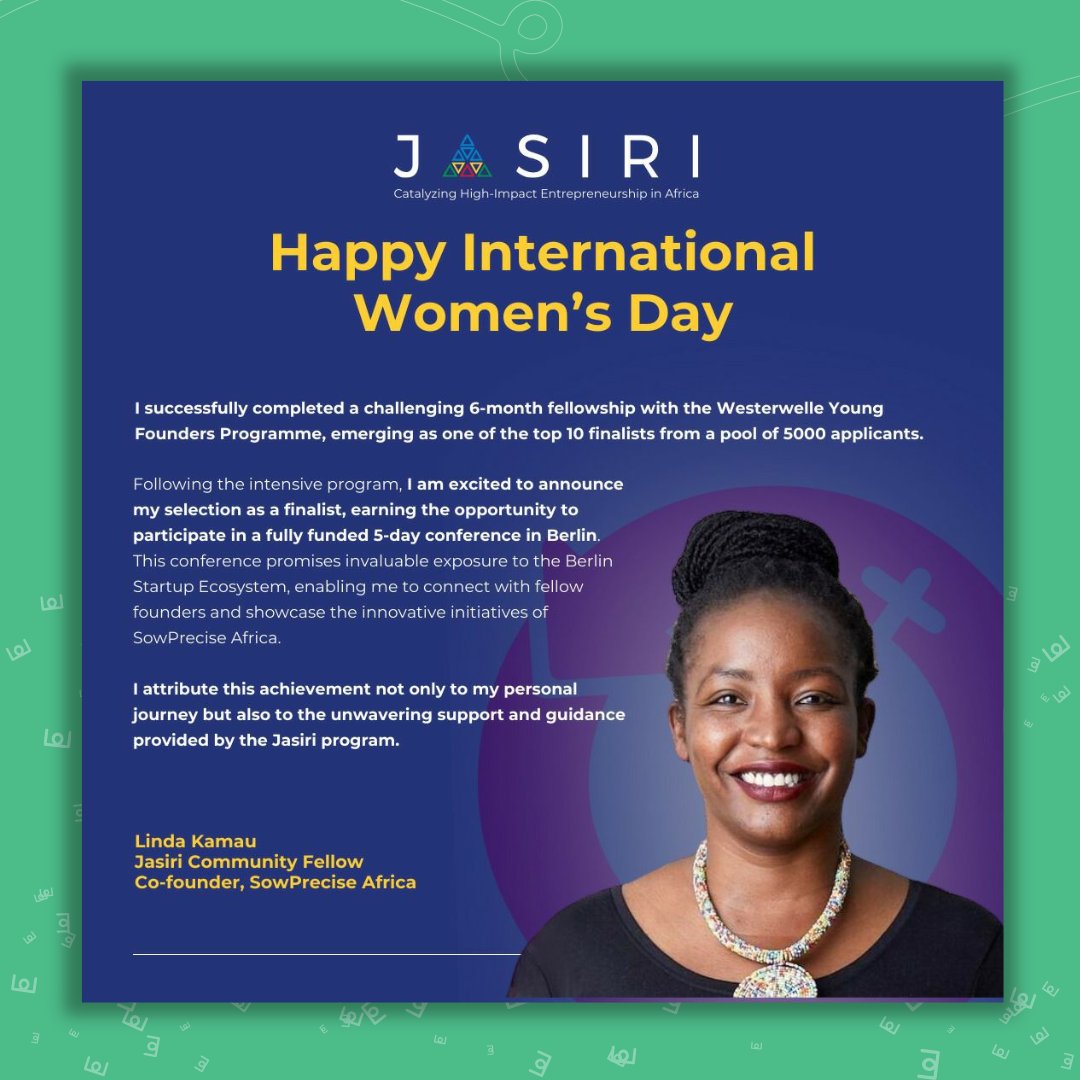 On this International Women’s Month, we celebrate all Jasiri Community Fellows charting their success, and leaving a lasting impact with their ventures. 🎉 #jasiri #ethiojobs