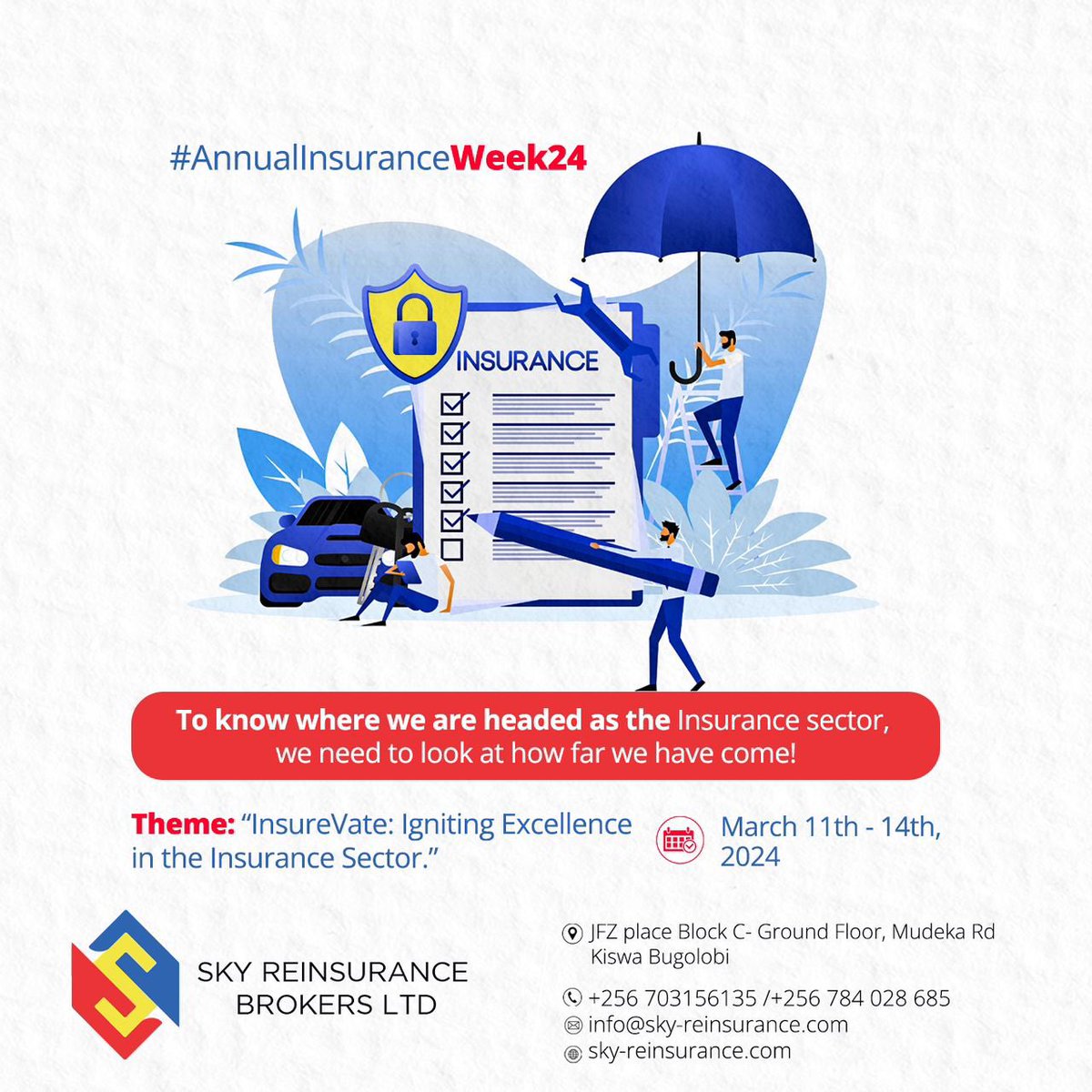 #InsuranceWeek2024 

As the insurance sector, we are gathered at the Railway Grounds to help you understand what insurance is!

Pass by today….