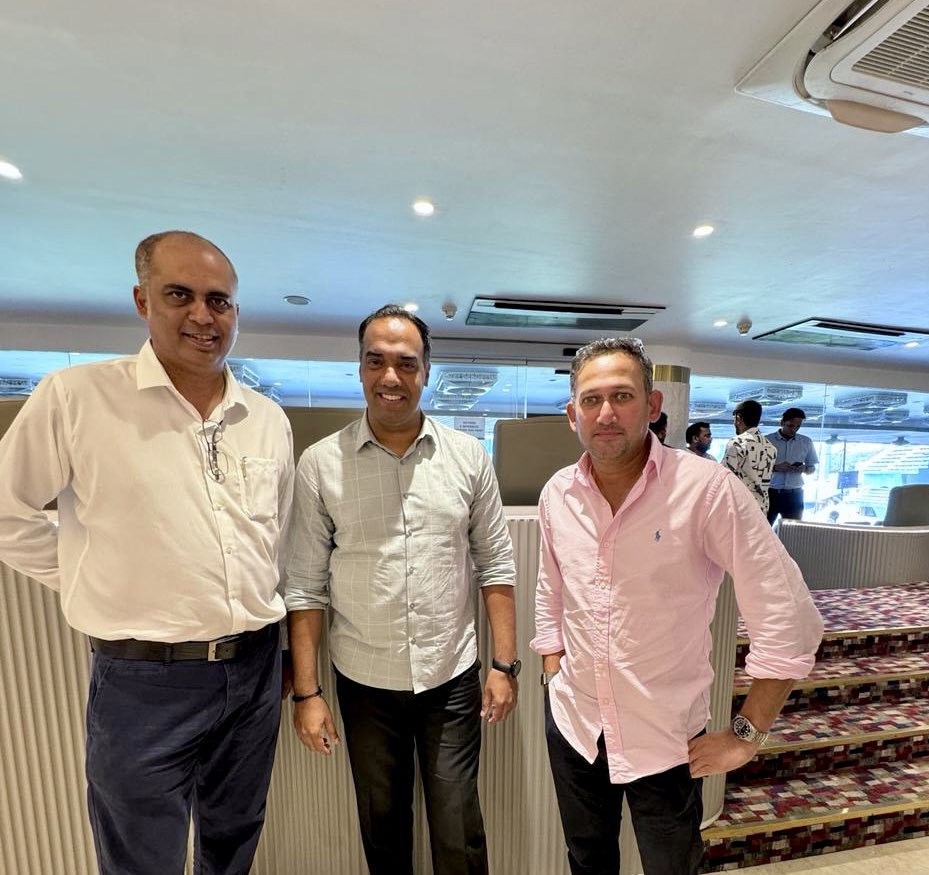 With my dear friend @NileshMKulkarni and #AjitAgarkar!!!
#Legends #recordholders #IndianCricket #mumbaicricketassociation #bcci #mumbaicricket #ranjitrophyfinals2024
@MumbaiCricAssoc