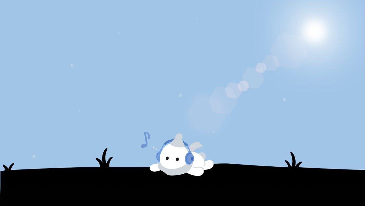 오늘처럼 날씨 좋은 날엔 햇볕을 쬐면서 음악을 들어봐!  에너지가 충전될 거야