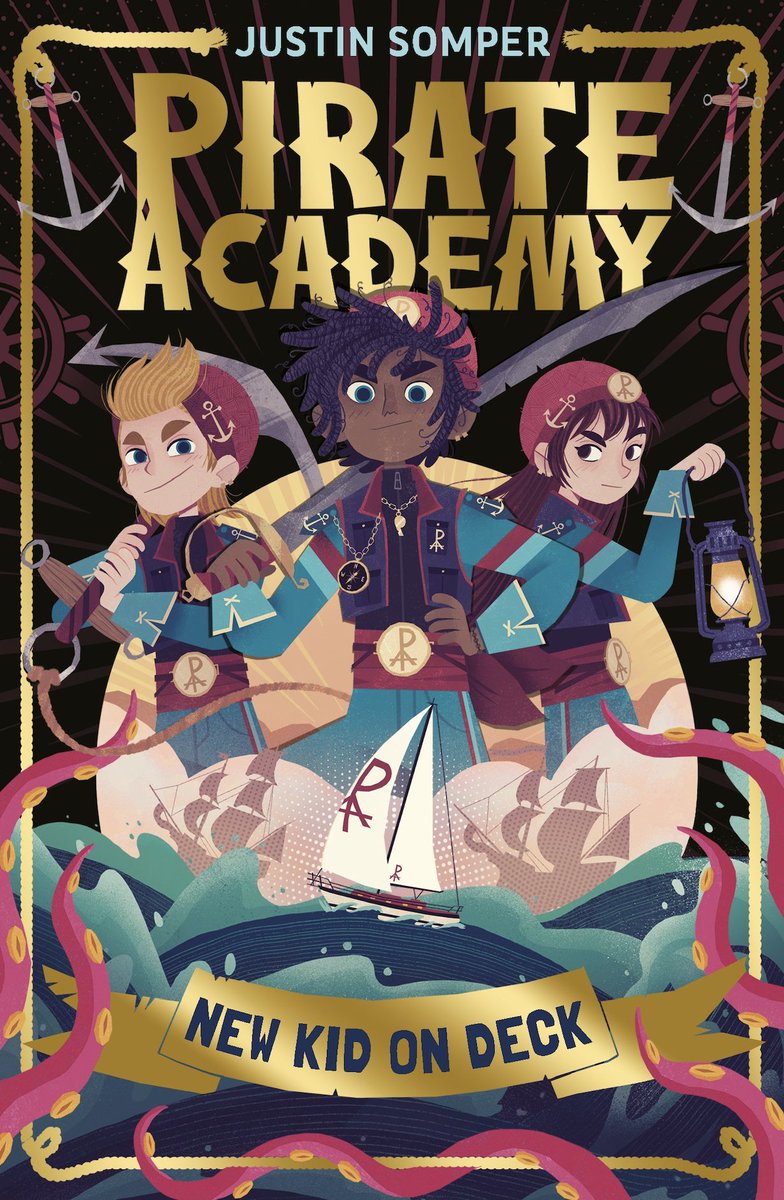 Ahoy there! The year is 2507. The oceans have risen. A new dawn of piracy has begun. Pirate Academy: New Kid of Deck is the start of a thrilling new middle-grade adventure by @JustinSomper. #uklaMembers RT - chance of winning one of 5 copies @UCLan