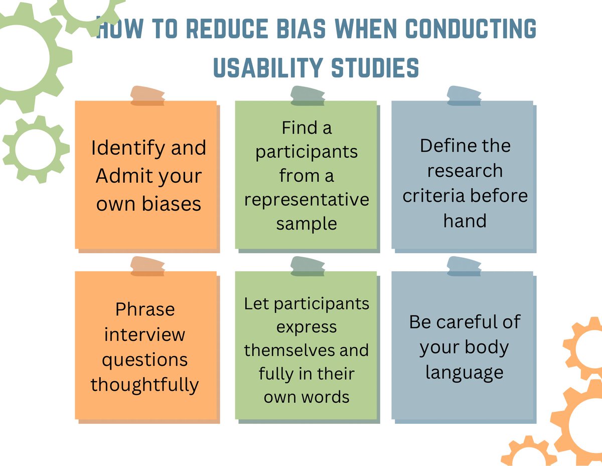 uxunleashed's tweet image. How to reduce biases when conducting a usability test study

#biases #designbias #usabilitytest #design #figmadesign #figmacommunity #usabilitystudy #designtips #uxdesign #figmatips #userfriendlydesign