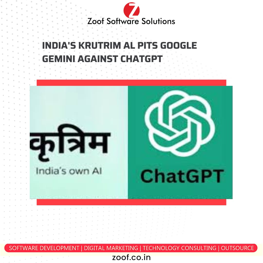 Krutrim Al of India versus ChatGPT and Google Gemini

➡️Follow @Zoofsoftwaresolutions for more information 
👉Feel free to ask any query at info@zoof.co.in 
.
.
.
#KrutrimAI #ChatGPT #GoogleGemini #AICompetition #TaskExecution #ArtificialIntelligence #NLP #ZoofSoftwareSolutions