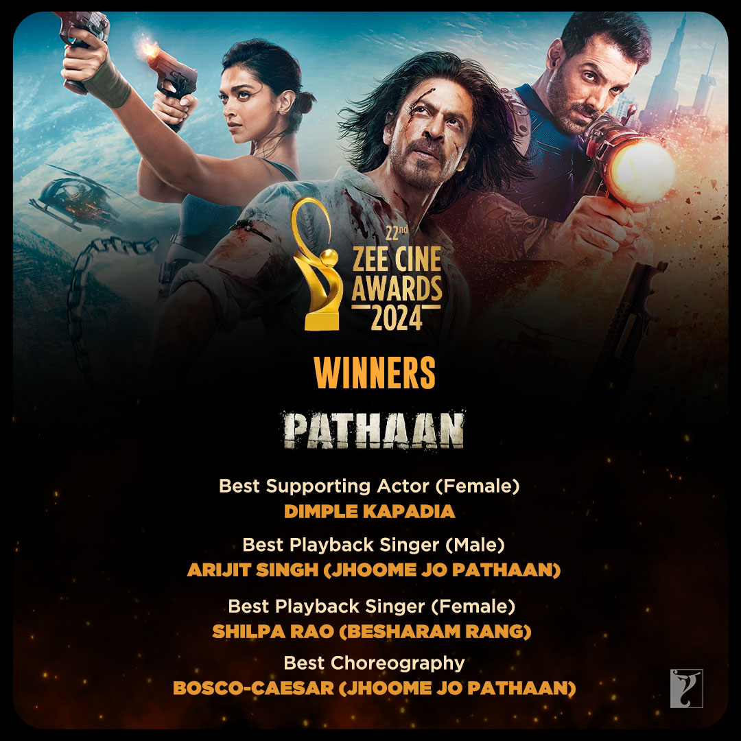 The party just got bigger! 🤩
#ZeeCineAwards2024 #Pathaan